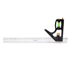 Derékszög-vonalzó, többcélú 12" 300x13 mm - Kennedy (KEN5977120K)