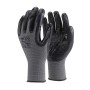 Kesztyű - szerelőkesztyű - szürke Nitril mártott bordáz teny 11/XXL(PT-LINE-XXL)