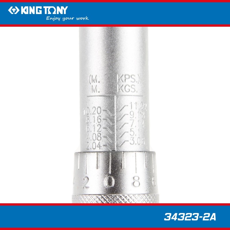 Nyomatékkulcs 020-110 Nm 3/8" - kalibrálva - King Tony (34323-2A)
