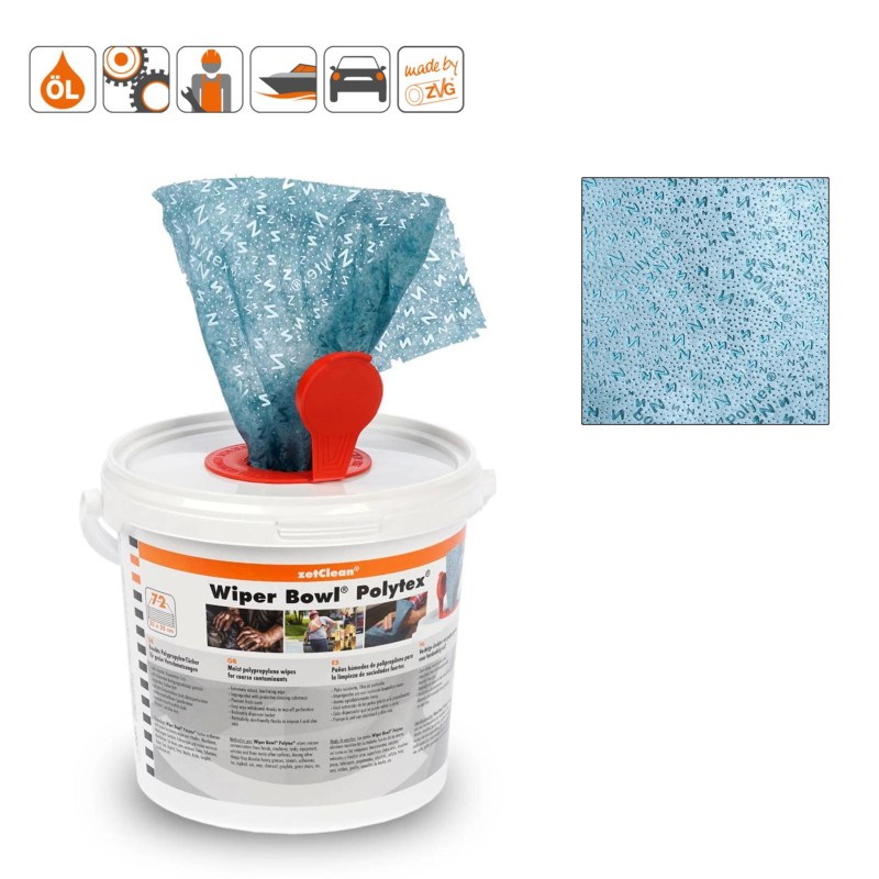 ZetClean Wiper Bowl narancsos ipari törlőkendő 25×25 cm – 72 lap ZetClean Wiper Bowl narancsos ipari törlőkendő 25×25 cm – 72 lap