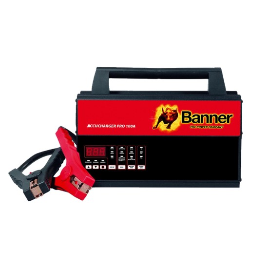 Akkumulátor töltő 06/12/24V - 100A IP20 - Banner Pro 100A (1240005100)