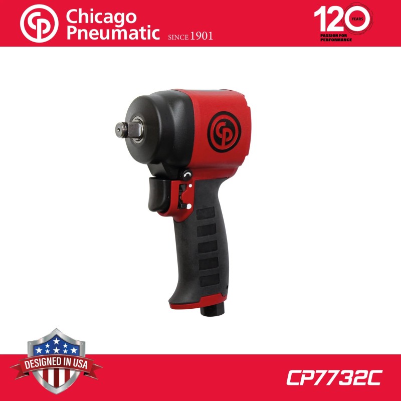 Légkulcs 1/2" 625 Nm Lazítás - 387 Nm Meghúzás Jumbo - Chicago (CP7732C) Légkulcs 1/2" 625 Nm Lazítás - 387 Nm Meghúzás Jumbo - Chicago (CP7732C)