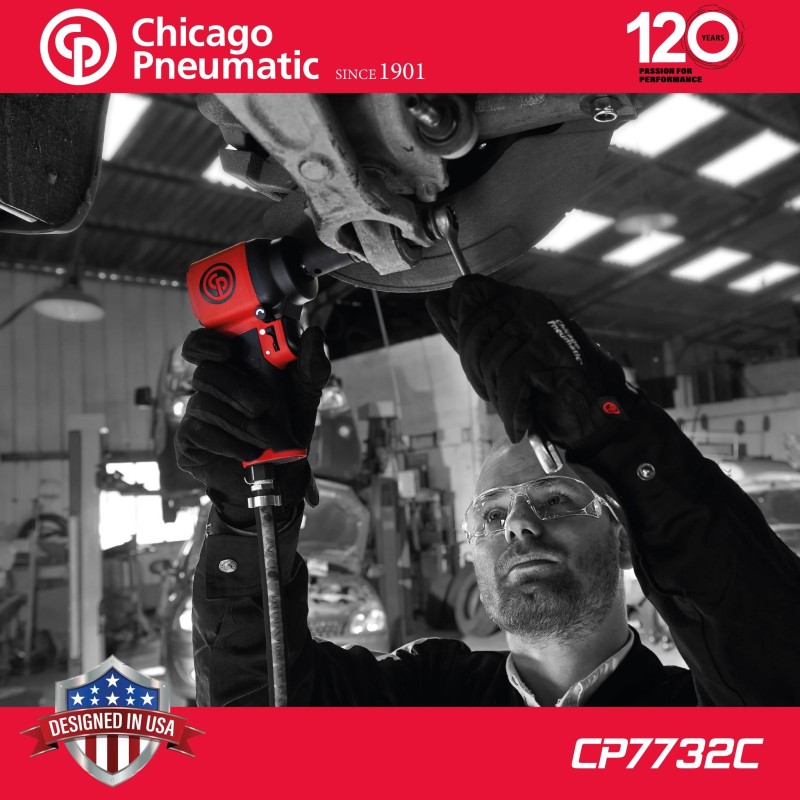 Légkulcs 1/2" 625 Nm Lazítás - 387 Nm Meghúzás Jumbo - Chicago (CP7732C) Légkulcs 1/2" 625 Nm Lazítás - 387 Nm Meghúzás Jumbo - Chicago (CP7732C)