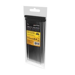 Kábelkötegelő 2,5x100 - Fekete - 50 db-os - Entac (ECT-2.5-100-B) Kábelkötegelő 2,5x100 - Fekete - 50 db-os - Entac (ECT-2.5-100-B)