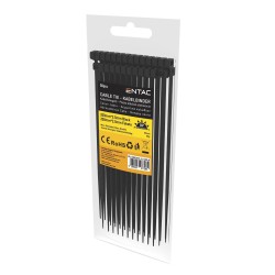 Kábelkötegelő 2,5x200 - Fekete - 50 db-os - Entac (ECT-2.5-200-B) Kábelkötegelő 2,5x200 - Fekete - 50 db-os - Entac (ECT-2.5-200-B)