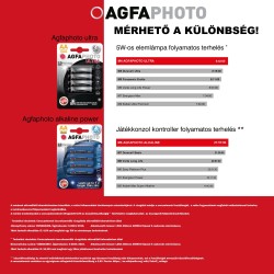 Elem 1.5V - LR1130, LR54, AG10 gombelem - AgfaPhoto (AGFA-LR1130-A) Elem 1.5V - LR1130, LR54, AG10 gombelem - AgfaPhoto (AGFA-LR1130-A)