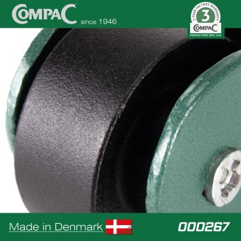 Javító alkatrész Compac Krokodil emelőhöz - Hátsó forgó kerék 10-12-15T (000267) Javító alkatrész Compac Krokodil emelőhöz - Hátsó forgó kerék 10-12-15T (000267)