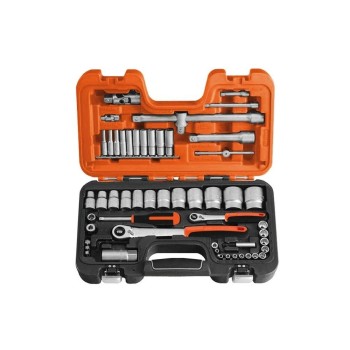 Dugókulcs készlet 1/2"-1/4" 12 lap 4-13 10-32 mm 56 db-os - Bahco (S560)