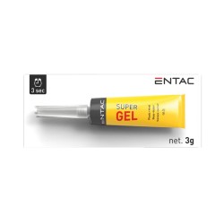 Univerzális pillanat ragasztó gél Szupererős 3g - Entac (GG3G-INT) Univerzális pillanat ragasztó gél Szupererős 3g - Entac (GG3G-INT)