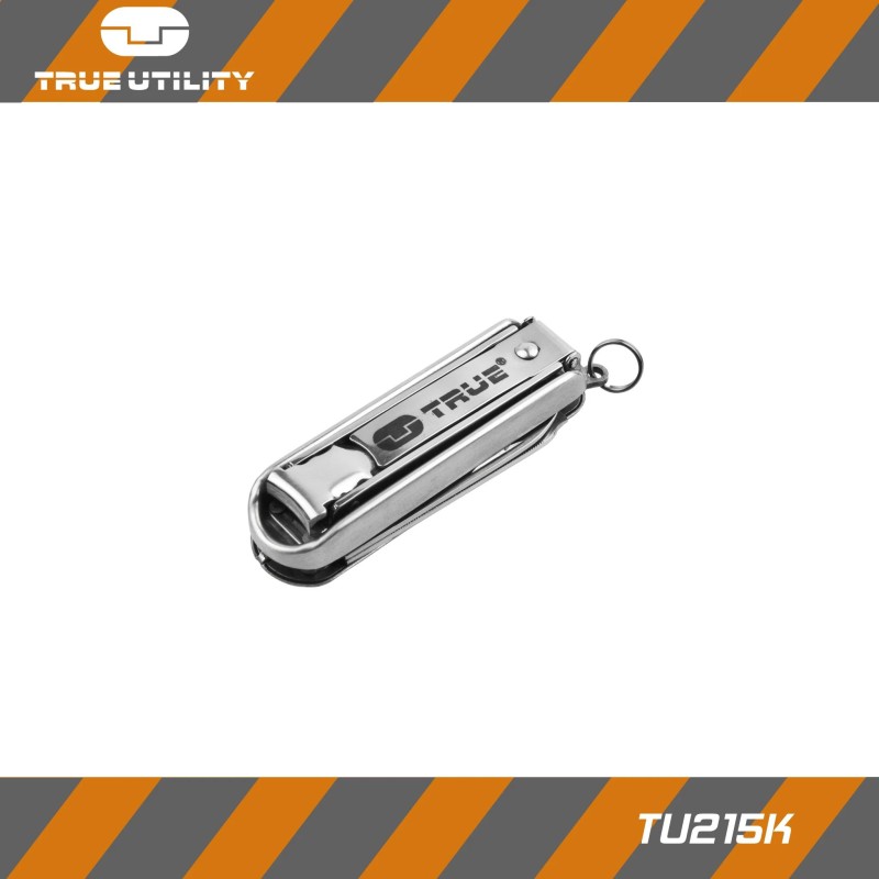 Multifunkciós körömápoló, NAILCLIP KIT 5in1 - Ezüst- True (TU215K)