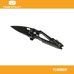 Vágókés, összecsukható Smartknife+ 15in1 - Fekete - True (TU6869) Vágókés, összecsukható Smartknife+ 15in1 - Fekete - True (TU6869)