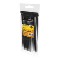 Kábelkötegelő 4,8x300 - Fekete - 50 db-os - Entac (ECT-4.8-300-B)