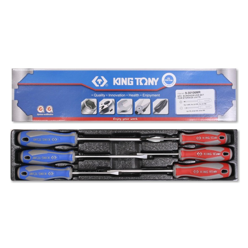 Csavarhúzó klt. 6 db-os King Tony (BGS-30106MR)