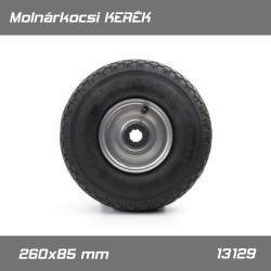 Molnárkocsi KERÉK fémfelnis tűgörgős - gumitömlős 3.00-4 260x85 mm (PT-13129) Molnárkocsi KERÉK fémfelnis tűgörgős - gumitömlős 3.00-4 260x85 mm (PT-13129)