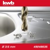 Csigafúró 3,5 mm HSS-G Co5 DIN 338 Twist, profi - KWB (49248635) Csigafúró 3,5 mm HSS-G Co5 DIN 338 Twist, profi - KWB (49248635)