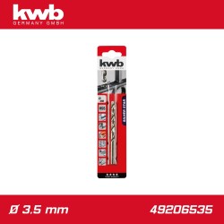 Csigafúró 3,5 mm HSS-G DIN 338 Silver Star, profi - KWB (49206535) Csigafúró 3,5 mm HSS-G DIN 338 Silver Star, profi - KWB (49206535)