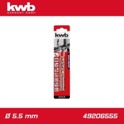 Csigafúró 5,5 mm HSS-G DIN 338 Silver Star, profi - KWB (49206555) Csigafúró 5,5 mm HSS-G DIN 338 Silver Star, profi - KWB (49206555)