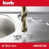 Csigafúró 10,0 mm HSS-G Co5 DIN 338 Twist, profi - KWB (49248700)