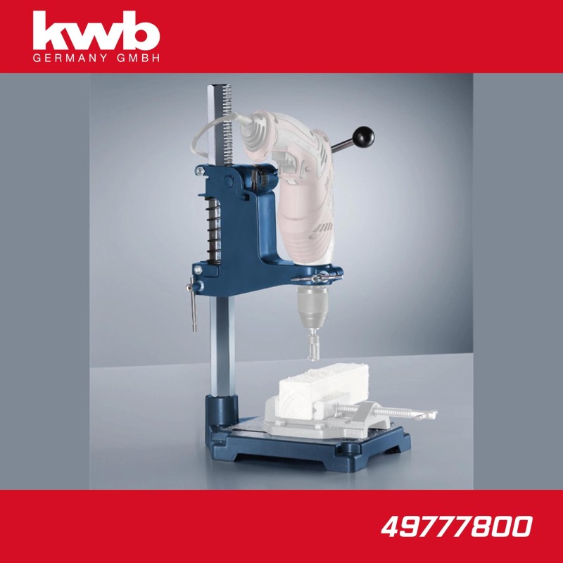Fúrógép asztali állvány max. 43 mm 175x200 mm KWB (49777800) Fúrógép asztali állvány max. 43 mm 175x200 mm KWB (49777800)