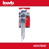 Imbuszkulcs klt. 9 db-os hosszú gömbvégű - KWB (49147600)