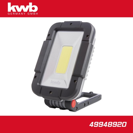 Szerelőlámpa - LED 01 COB 1521 lm akkus - USB - IPX5 összecsuk. - KWB (49948920)