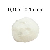 Szóróanyag elektrokorund fehér EK100 = 0,105 - 0,15 mm -25 kg ( EKF-100 )