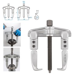 Csapágylehúzó 2 körmös, csúszószáras 60-160 mm - King Tony (7962B-05)
