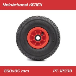 Molnárkocsi KERÉK műanyagfelnis - gumi tömlős 3.00-4 260x85 mm (PT-12339) Molnárkocsi KERÉK műanyagfelnis - gumi tömlős 3.00-4 260x85 mm (PT-12339)