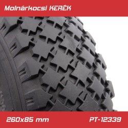 Molnárkocsi KERÉK műanyagfelnis - gumi tömlős 3.00-4 260x85 mm (PT-12339) Molnárkocsi KERÉK műanyagfelnis - gumi tömlős 3.00-4 260x85 mm (PT-12339)