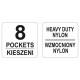 YATO Övre fűzhető szög és szerszámtartó táska 8 zsebes (YT-7410) YATO Övre fűzhető szög és szerszámtartó táska 8 zsebes (YT-7410)