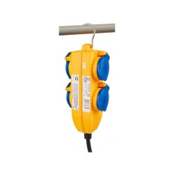 Powerblock 4-es ipari hosszabbító 5m H07RN-F 3G1,5 IP 54 (BR-1169200010)