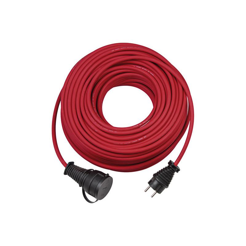 Hosszabbítókábel 20 m piros 3G1,5 gumi kábel IP 44 (BR-1162140)