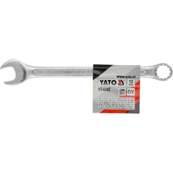YATO Csillag-villáskulcs 13 mm / 180 mm CrV (YT-0342) YATO Csillag-villáskulcs 13 mm / 180 mm CrV (YT-0342)