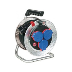 Fém kábeldob 25m 3G1,5 gumi kábel IP 44 (BR-1197058154) Fém kábeldob 25m 3G1,5 gumi kábel IP 44 (BR-1197058154)