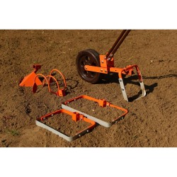 Kézi talajművelő tolókapa (20 cm széles adapterrel)