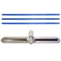 Kézi betonlehúzólap szett BETONTROWEL, acél 150cm (75-BT700046)