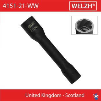 Csavarkiszedő és kerékőr leszedő kulcs 1/2" hosszú 21 mm (4151-21-WW)
