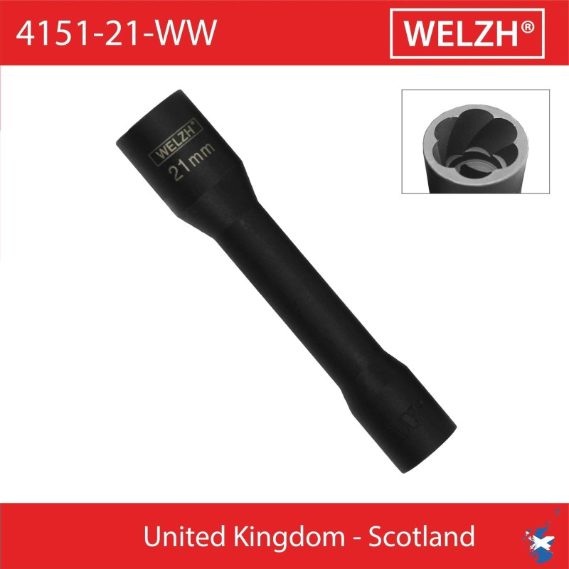 Csavarkiszedő és kerékőr leszedő kulcs 1/2" hosszú 21 mm (4151-21-WW)