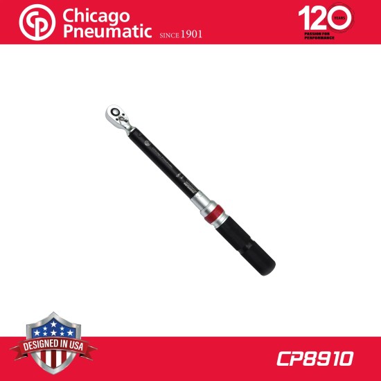 Nyomatékkulcs 020-100 Nm 3/8" - kalibrálva - Chicago (CP8910)