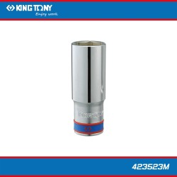 Dugókulcs - crowafej 1/2" 6 lap hosszú 23 mm KingTony (423523M)