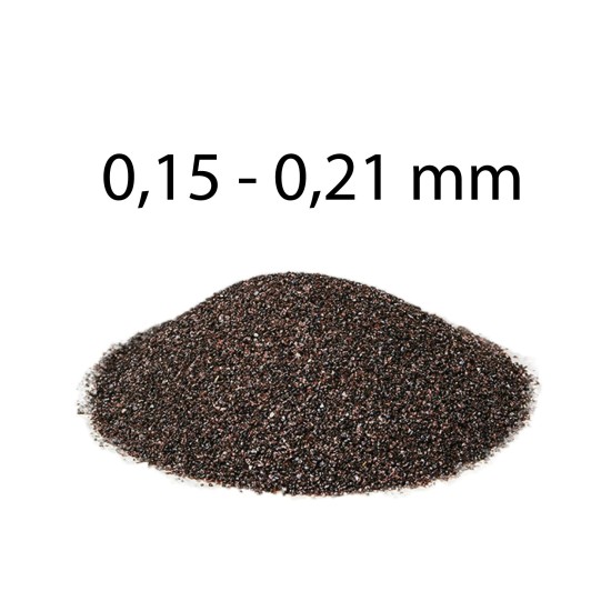 Szóróanyag normálkorund barna NK80 = 0,15 - 0,21 mm -25 kg ( NKF-80 )