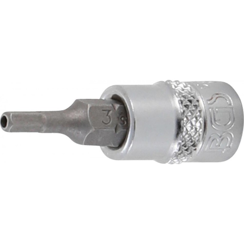 BGS Technic Behajtófej 6,3 mm (1/4') belső hat szögletű hajtás furattal 3 mm (BGS-5156-3) BGS Technic Behajtófej 6,3 mm (1/4') belső hat szögletű hajtás furattal 3 mm (BGS-5156-3)