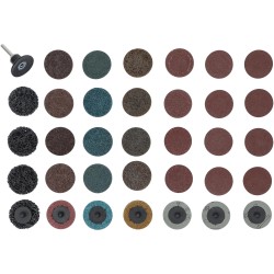 BGS technic Csiszolókorong-/Velcro korong készlet Ø 50 mm 35 darabos (BGS-6649) BGS technic Csiszolókorong-/Velcro korong készlet Ø 50 mm 35 darabos (BGS-6649)