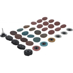BGS technic Csiszolókorong-/Velcro korong készlet Ø 50 mm 35 darabos (BGS-6649) BGS technic Csiszolókorong-/Velcro korong készlet Ø 50 mm 35 darabos (BGS-6649)