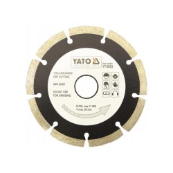 YATO Gyémánt vágókorong 180 x 2,5 x 8,0 x 22,2 mm szegmentált (YT-6004) YATO Gyémánt vágókorong 180 x 2,5 x 8,0 x 22,2 mm szegmentált (YT-6004)