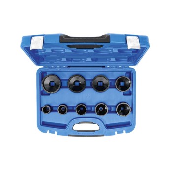 BGS Technic Hornyos kulcs készlet Külső csapok KM4 - KM12 11 darabos (BGS-8337) BGS Technic Hornyos kulcs készlet Külső csapok KM4 - KM12 11 darabos (BGS-8337)