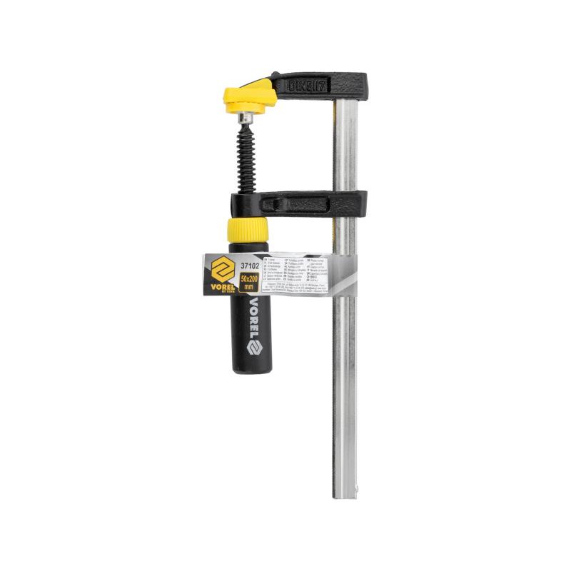 VOREL Gyorscsavarszorító 200 x 50 mm TÜV GS (37102)