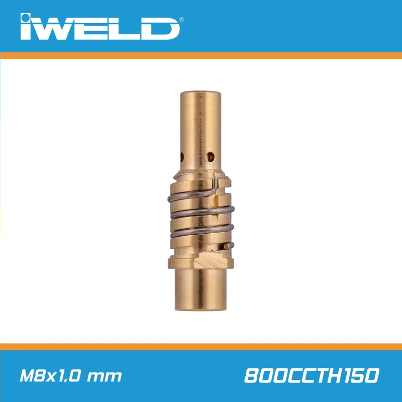 CO közdarab M8x1.0 mm - IGrip MIG150 (bal) rugóval - (800CCTH150) CO közdarab M8x1.0 mm - IGrip MIG150 (bal) rugóval - (800CCTH150)