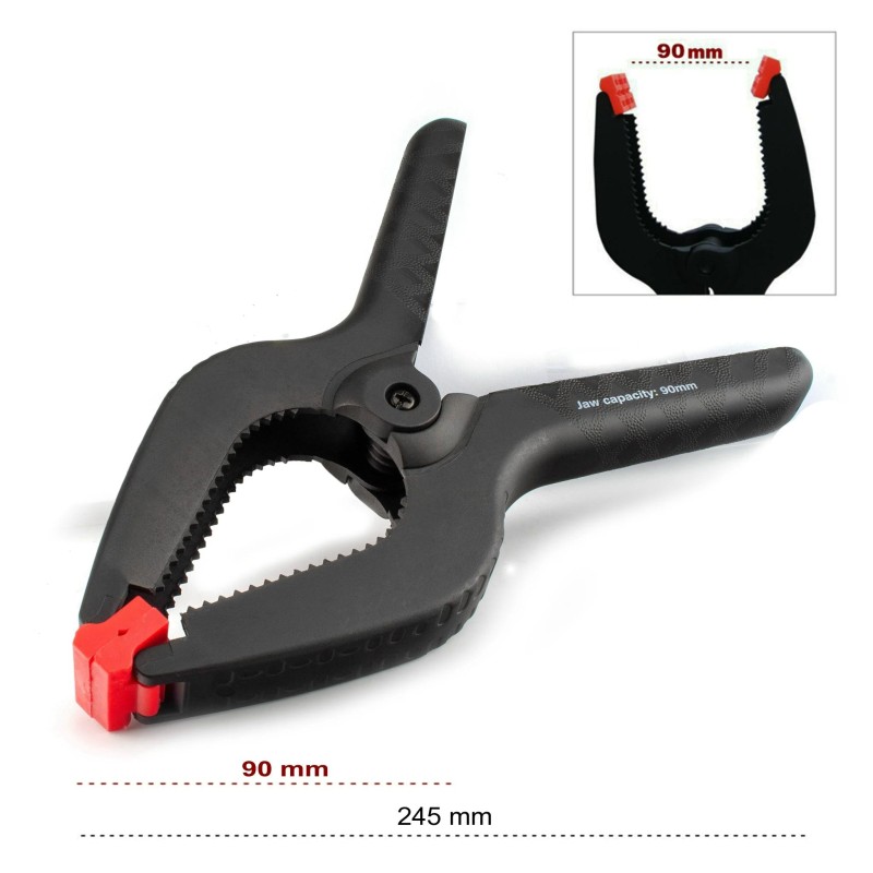 Gyorsszorító, kézi max. 90 mm-es pofa nyitás - 1 db (KEN5395400K-90)