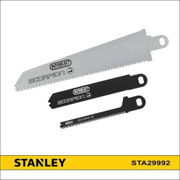 Fűrészlap kardfűrészhez, univerz. 239 mm - 3db - Stanley (STA29992) Fűrészlap kardfűrészhez, univerz. 239 mm - 3db - Stanley (STA29992)